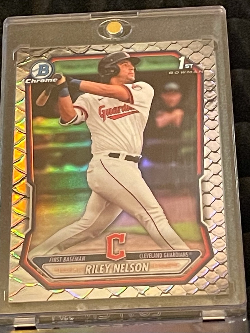 Riley Nelson 2026 Bowman Baseball Rookie Silver Snake Skin-1st Draft